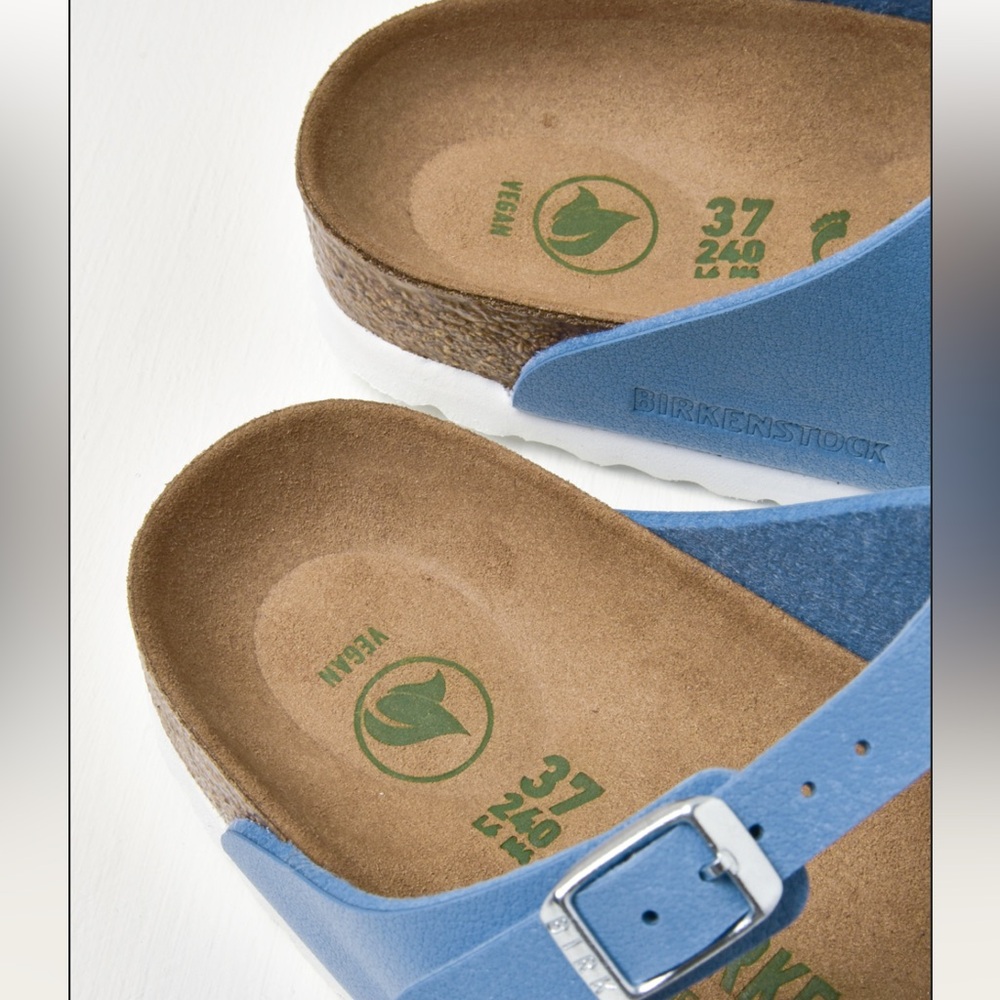 Birkenstock Women's Florida VEGAN Sandals Brushed Dove Blue EU 38 US 7-7.5 - Picture 3 of 10